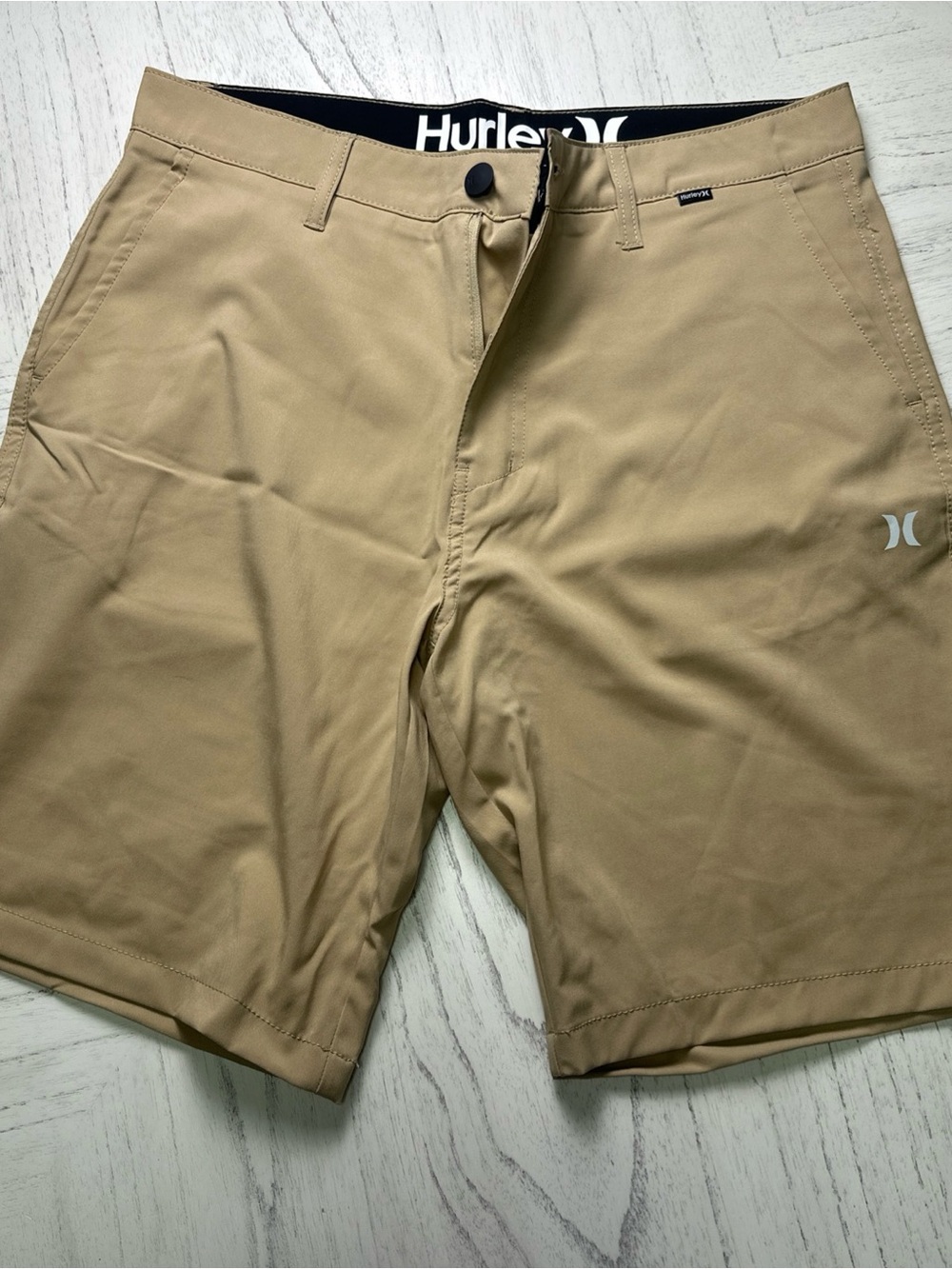 Hurley Men's Khaki Performance Walkshorts/Swim/Casual Shorts